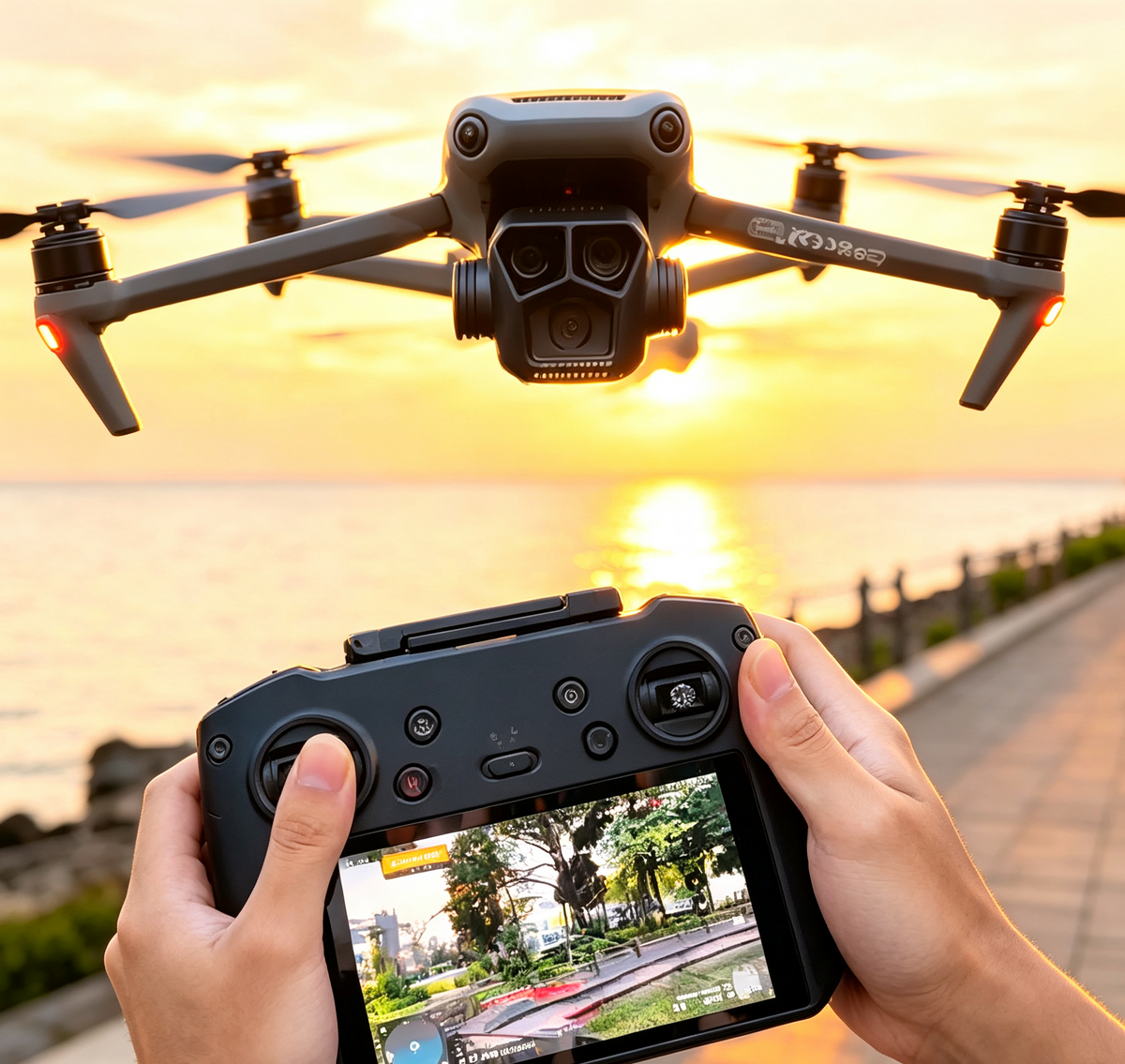 5.5" Touchscreen Remote Camera Drone for Adults, 8K Photo 4K Video, 3‑Axis Gimbal, Under 249g FAA Exempt, 64‑Min Flight Time Beginner Quadcopter