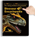 Kids Interactive Talking Dinosaur Encyclopedia Book – 400 Touch Points, 100 Dinosaurs Voice Facts, USB Rechargeable Wipe-Clean Educational Book for Boys Girls 5-10 Years Old