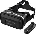 VR Headset for Phone with Controller, Virtual Reality Headsets with HD 110°FOV Anti-Blue Light Lenses & Adjustable Gears, 3D VR Headset for Kids Compatible iPhone Samsung Android 4.7-7.2"