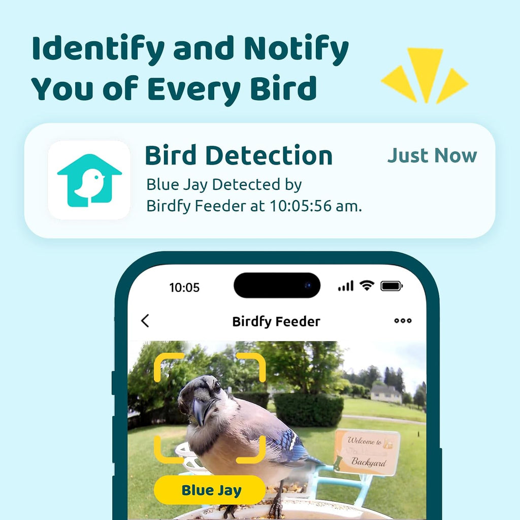 Pro Bird Feeder with Camera, Wider Perch DIY Add-ons, Hummingbird Feeder, Suet Ball, Jelly Feeder, Auto Capture Bird Videos & Motion Detection, Ideal Present