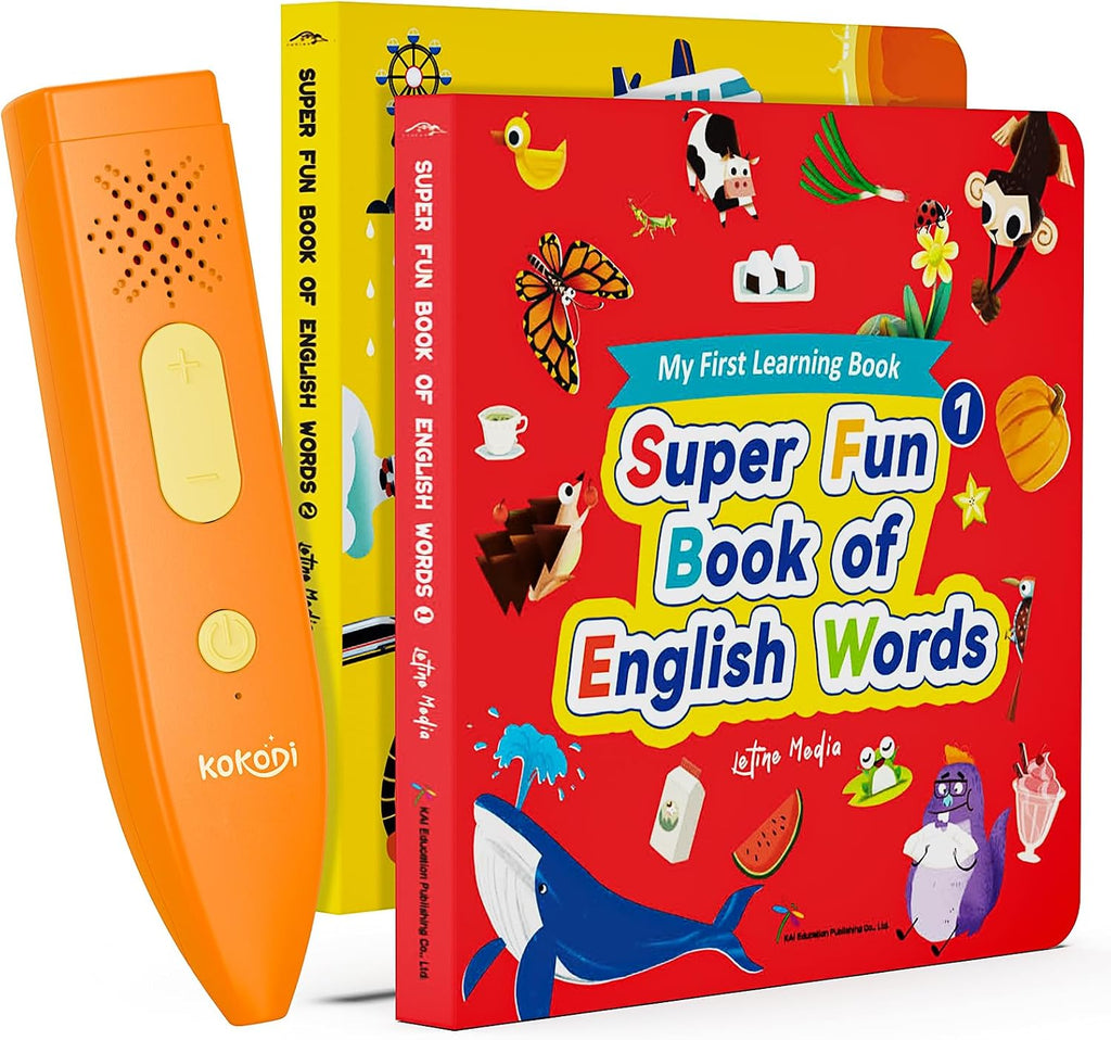 KOKODI Interactive Sound Book Set with Talking Pen – Early Educational Gift for Kids