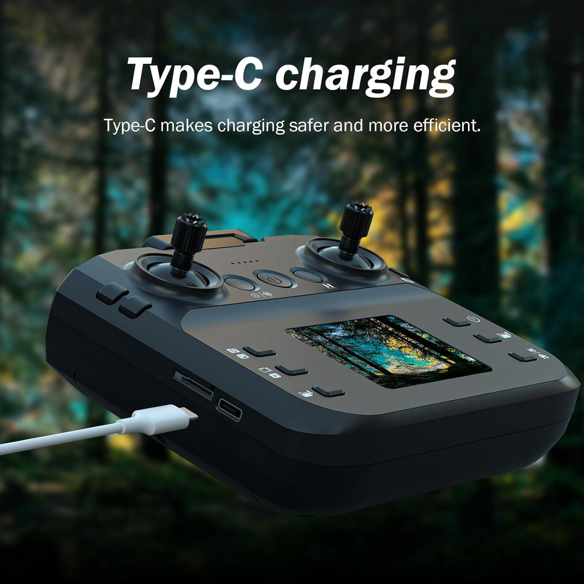 Drone with Camera 1080P for Adults Kids, Mini Drone with HD Screen | Adult Drone, Dual 90° Lens, LED Lights, Optical Flow, Modular Battery, Beginner Drone, One Key Start, Headless, 3D Flip, Case