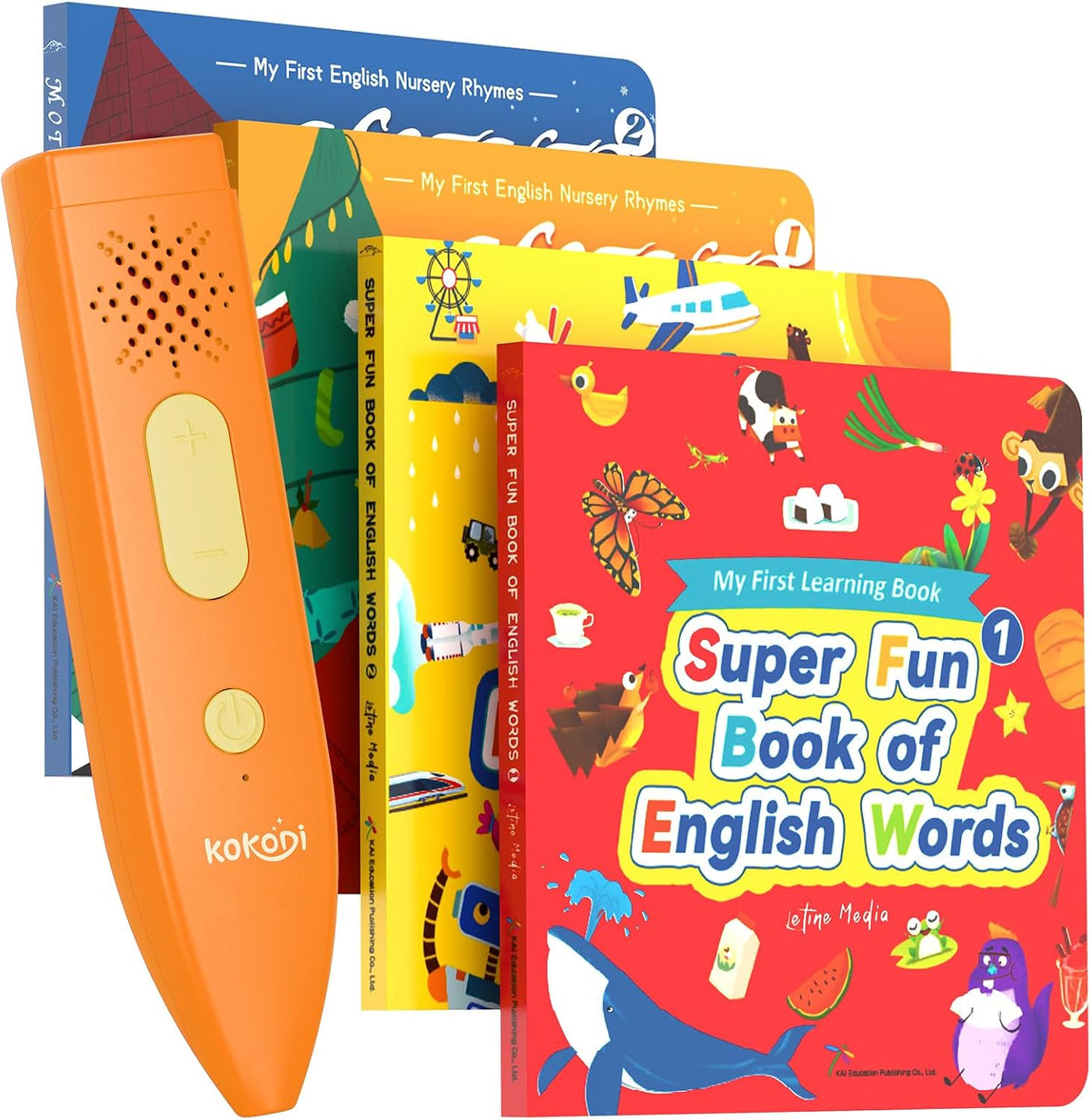 KOKODI Interactive Sound Book Set with Talking Pen – Early Educational Gift for Kids