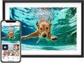 15.6'' Digital Picture Frame with 1920x1080 IPS Touch Screen, Smart Digital Photo Frame with 32GB Storage, Easy Setup to Share Photos/Videos via Free App