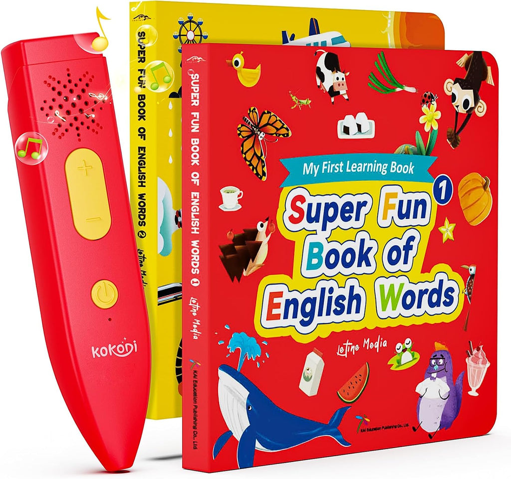 KOKODI Interactive Sound Book Set with Talking Pen – Early Educational Gift for Kids