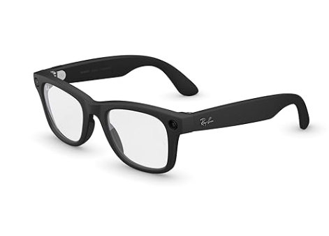 Classic Wayfarer Large Gen 2 Smart AI Eyewear, Black Frame, Transitions Light-Sensitive Lense